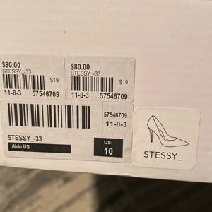 2 pairs of Aldo heels used